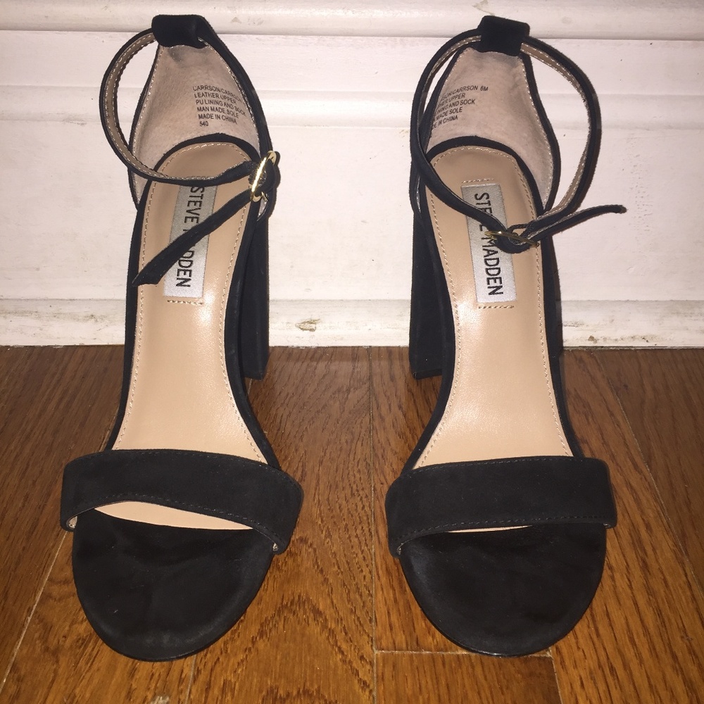 Black heels Steve madden